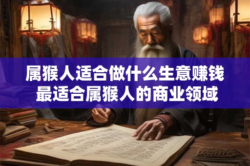属猴人适合做什么生意赚钱 最适合属猴人的商业领域