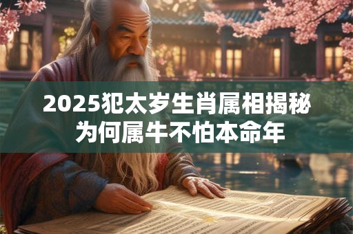 2025犯太岁生肖属相揭秘 为何属牛不怕本命年
