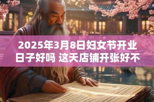 2025年3月8日妇女节开业日子好吗 这天店铺开张好不好
