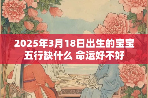 2025年3月18日出生的宝宝五行缺什么 命运好不好