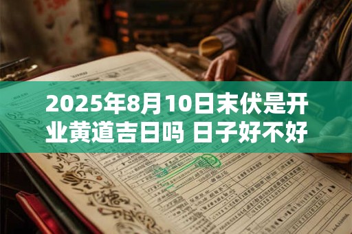 2025年8月10日末伏是开业黄道吉日吗 日子好不好