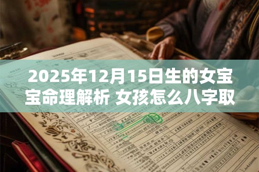 2025年12月15日生的女宝宝命理解析 女孩怎么八字取名