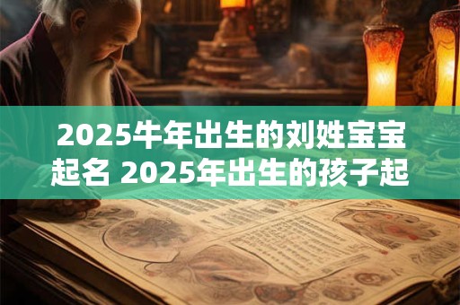 2025牛年出生的刘姓宝宝起名 2025年出生的孩子起名