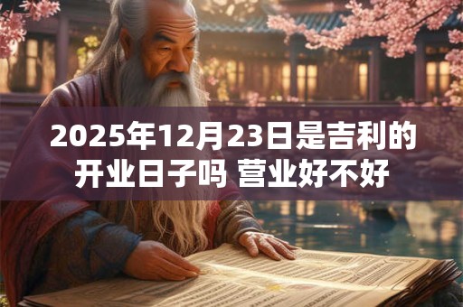 2025年12月23日是吉利的开业日子吗 营业好不好