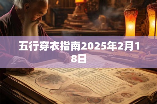 五行穿衣指南2025年2月18日