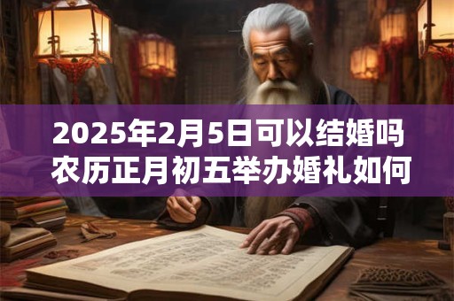 2025年2月5日可以结婚吗 农历正月初五举办婚礼如何