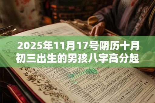 2025年11月17号阴历十月初三出生的男孩八字高分起名字