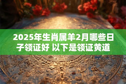 2025年生肖属羊2月哪些日子领证好 以下是领证黄道吉日