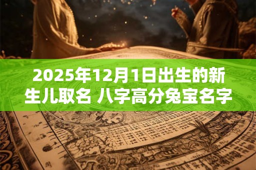 2025年12月1日出生的新生儿取名 八字高分兔宝名字