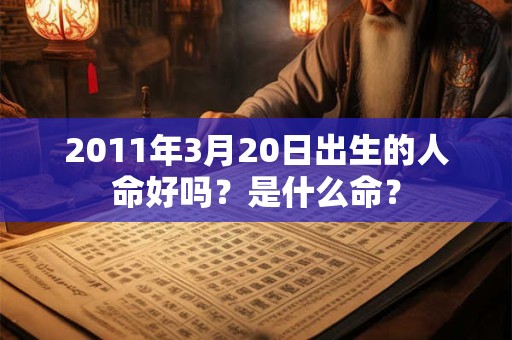 2011年3月20日出生的人命好吗？是什么命？