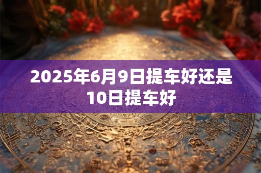 2025年6月9日提车好还是10日提车好