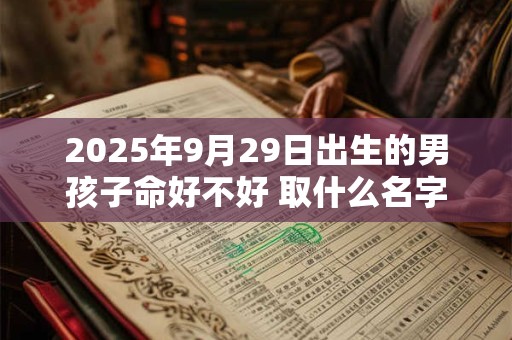 2025年9月29日出生的男孩子命好不好 取什么名字好