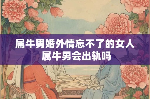 属牛男婚外情忘不了的女人 属牛男会出轨吗