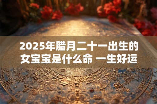 2025年腊月二十一出生的女宝宝是什么命 一生好运不断
