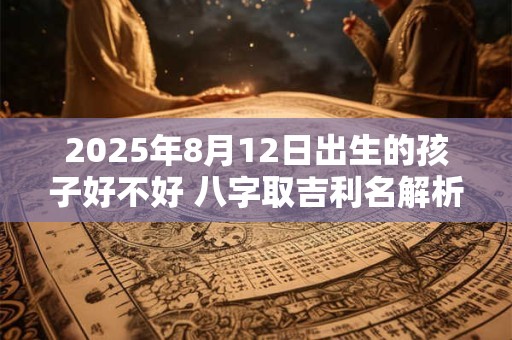 2025年8月12日出生的孩子好不好 八字取吉利名解析.