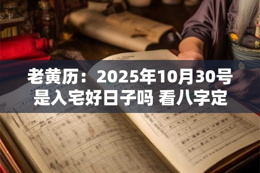 老黄历：2025年10月30号是入宅好日子吗 看八字定吉日