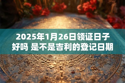 2025年1月26日领证日子好吗 是不是吉利的登记日期