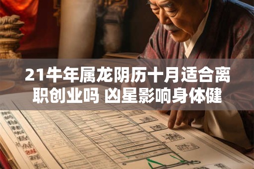 21牛年属龙阴历十月适合离职创业吗 凶星影响身体健康