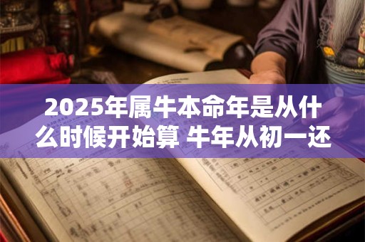 2025年属牛本命年是从什么时候开始算 牛年从初一还是立春算起