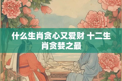 什么生肖贪心又爱财 十二生肖贪婪之最 什么生肖贪心又爱财 十二生肖贪婪之最