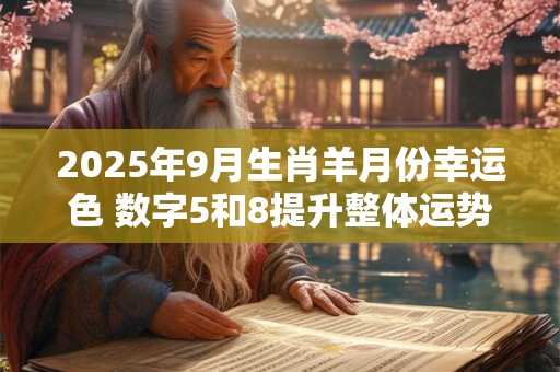 2025年9月生肖羊月份幸运色 数字5和8提升整体运势
