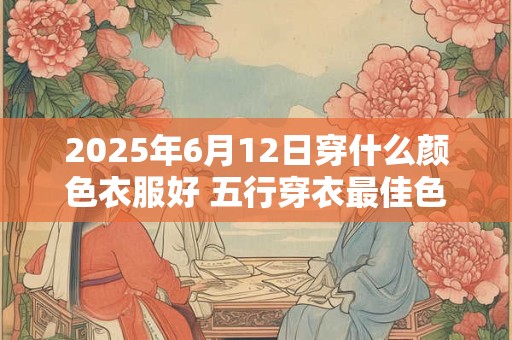2025年6月12日穿什么颜色衣服好 五行穿衣最佳色