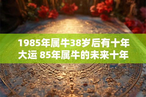 1985年属牛38岁后有十年大运 85年属牛的未来十年运势如何