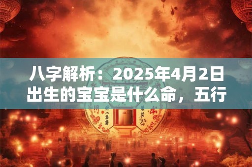 八字解析：2025年4月2日出生的宝宝是什么命，五行缺什么