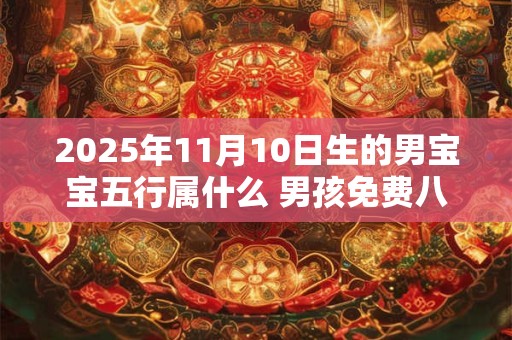 2025年11月10日生的男宝宝五行属什么 男孩免费八字起名