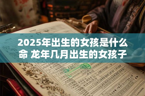 2025年出生的女孩是什么命 龙年几月出生的女孩子最好命