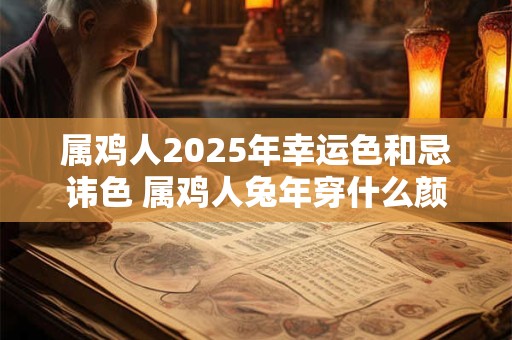 属鸡人2025年幸运色和忌讳色 属鸡人兔年穿什么颜色吉利