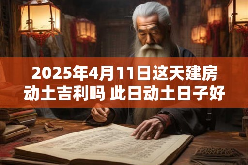 2025年4月11日这天建房动土吉利吗 此日动土日子好吗