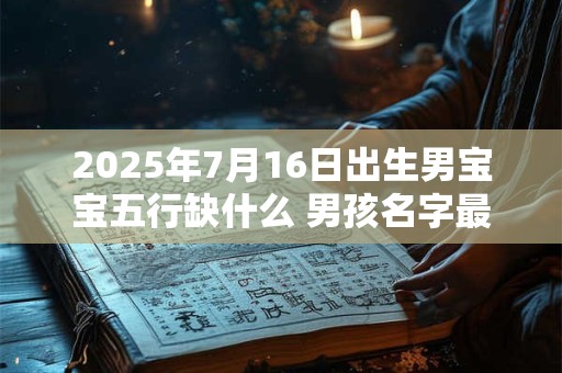 2025年7月16日出生男宝宝五行缺什么 男孩名字最新免费版