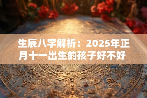 生辰八字解析：2025年正月十一出生的孩子好不好 是什么命