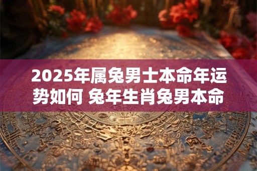 2025年属兔男士本命年运势如何 兔年生肖兔男本命年运气好不好