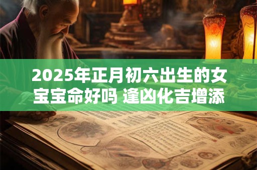 2025年正月初六出生的女宝宝命好吗 逢凶化吉增添福气