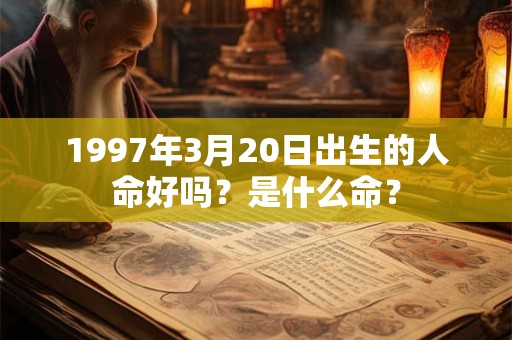 1997年3月20日出生的人命好吗？是什么命？