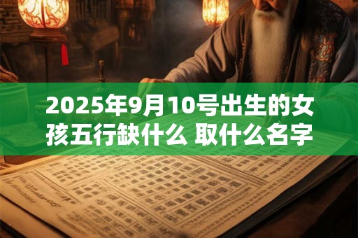 2025年9月10号出生的女孩五行缺什么 取什么名字好