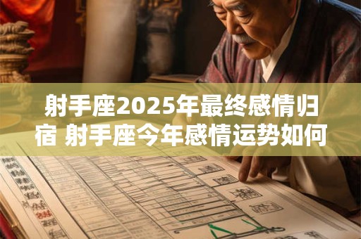 射手座2025年最终感情归宿 射手座今年感情运势如何