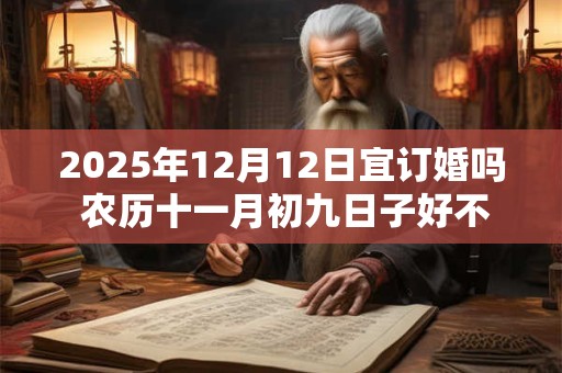 2025年12月12日宜订婚吗 农历十一月初九日子好不好