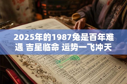 2025年的1987兔是百年难遇 吉星临命 运势一飞冲天