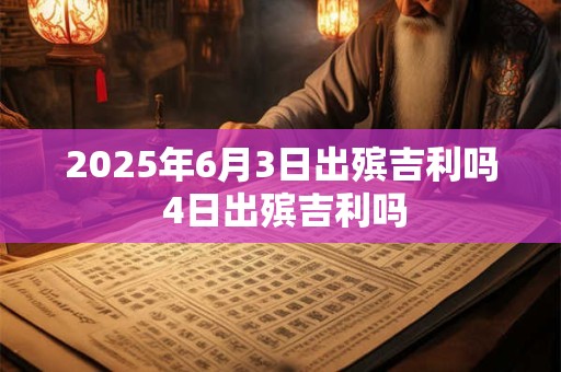 2025年6月3日出殡吉利吗 4日出殡吉利吗