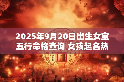 2025年9月20日出生女宝五行命格查询 女孩起名热门新款