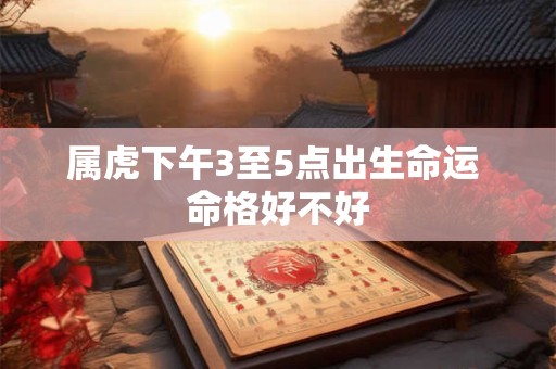属虎下午3至5点出生命运 命格好不好