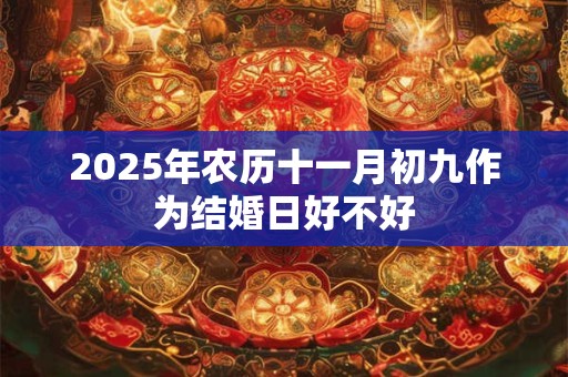 2025年农历十一月初九作为结婚日好不好