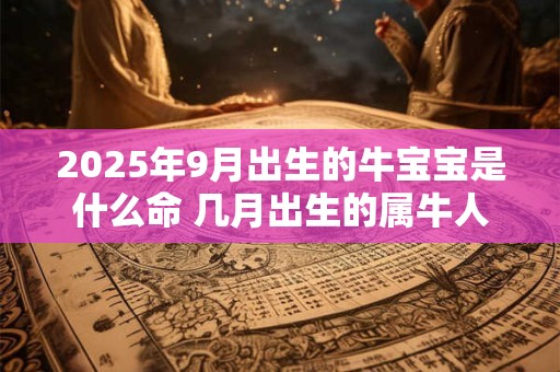 2025年9月出生的牛宝宝是什么命 几月出生的属牛人命不好