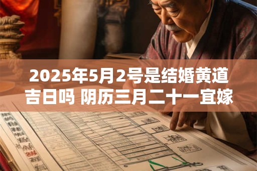 2025年5月2号是结婚黄道吉日吗 阴历三月二十一宜嫁娶吗