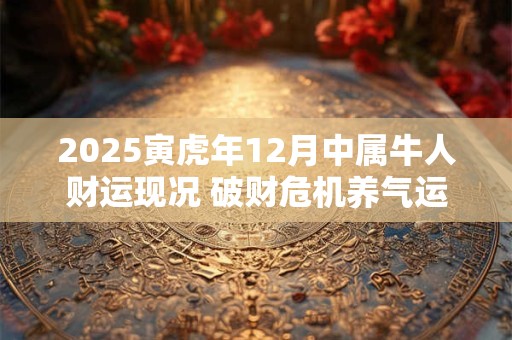 2025寅虎年12月中属牛人财运现况 破财危机养气运植物