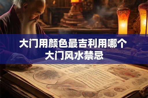 大门用颜色最吉利用哪个 大门风水禁忌 大门用颜色最吉利用哪个 大门风水禁忌