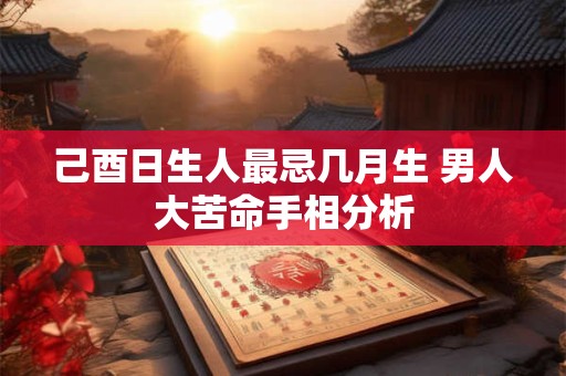 己酉日生人最忌几月生 男人大苦命手相分析 己酉日生人最忌几月生 男人大苦命手相分析